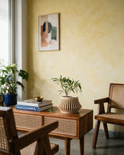 Flared Fin Planter – styled on a console