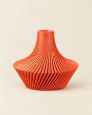 Flared Pleat Vase – front view