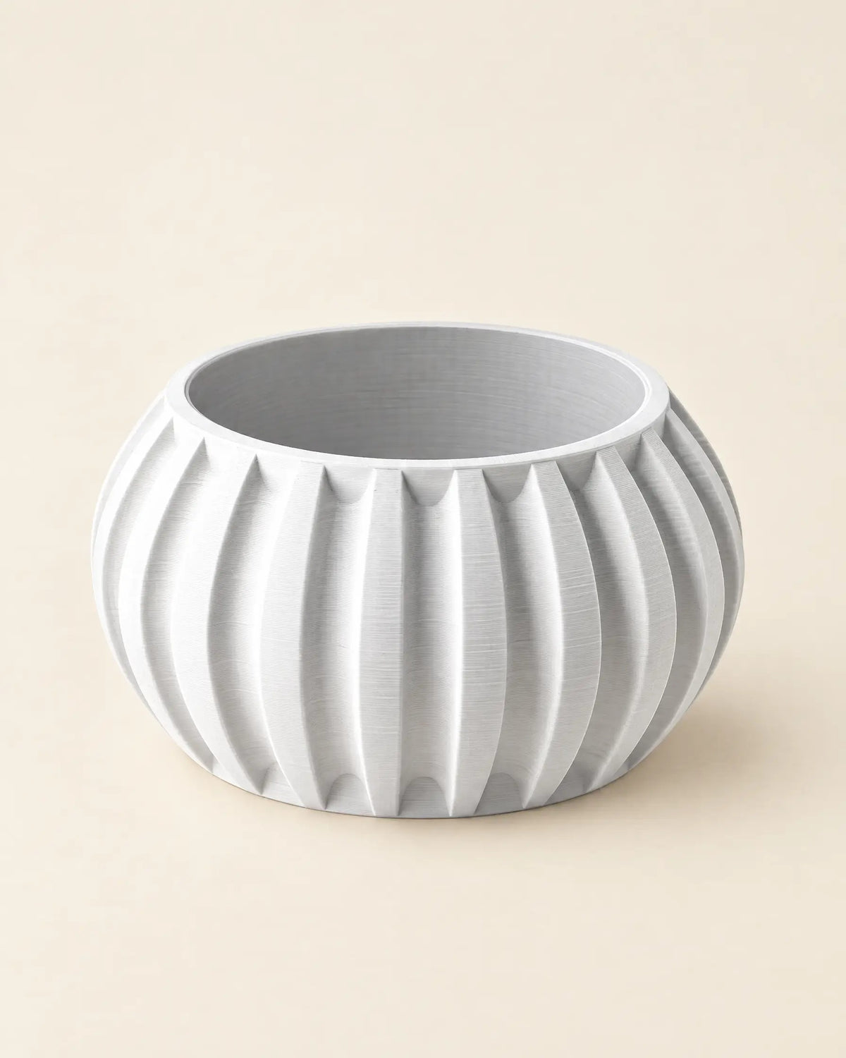 Fluted Bowl Planter