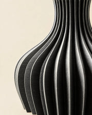 Fluted Bulb Vase – close-up of the printed texture