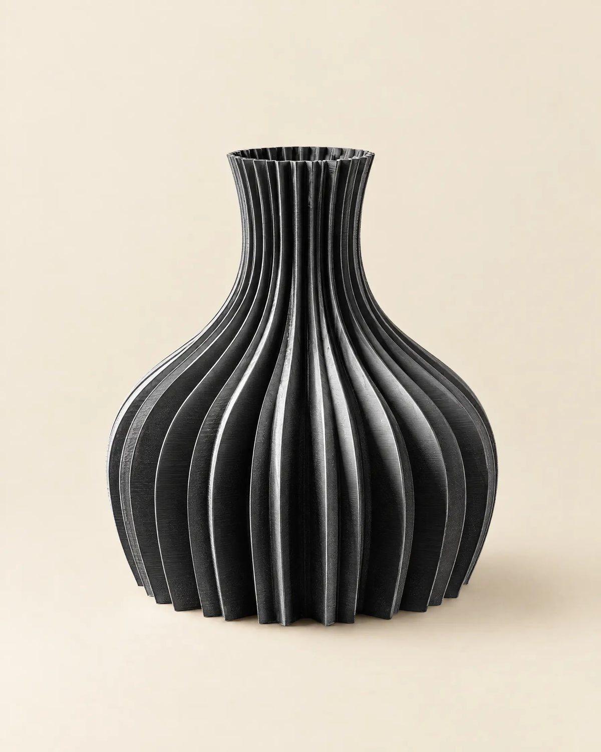 Fluted Bulb Vase