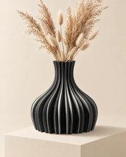 Fluted Bulb Vase – styled in use