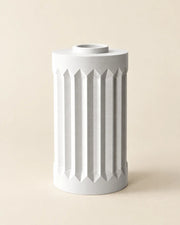 Fluted Column Vase – three-quarter studio view