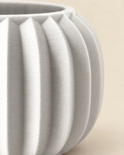 Fluted Lobe Planter – close-up of the printed texture