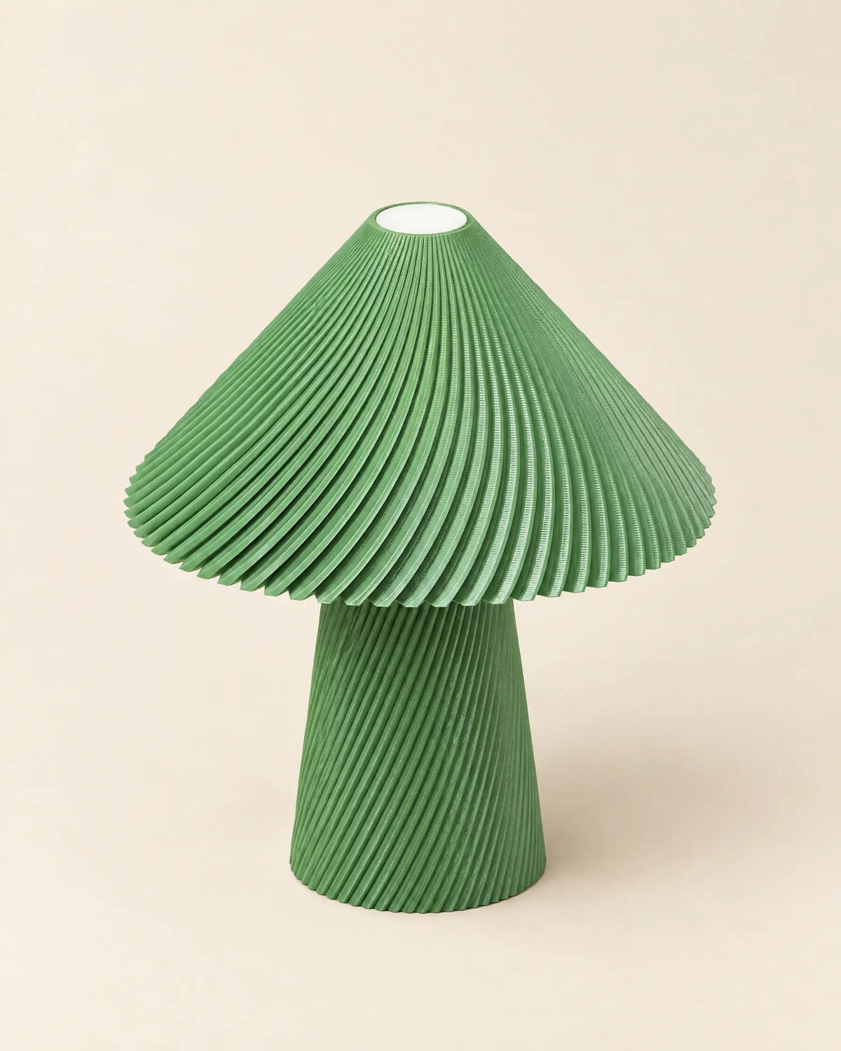 Fluted Mushroom Table Lamp
