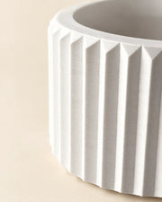 Fluted Taper Planter – close-up of the printed texture
