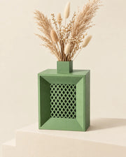 Frame Lattice Vase – styled in use