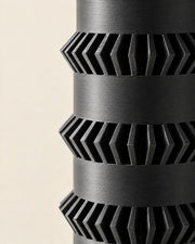 Gear Disc Vase – close-up of the printed texture