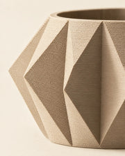 Gem Hex Planter – close-up of the printed texture