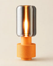 Glass Tube Table Lamp – three-quarter studio view