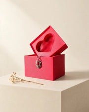 Heart Jewellery Box – styled in use