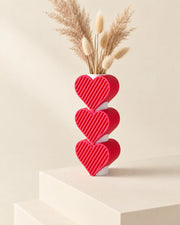 Heart Stack Vase – styled in use