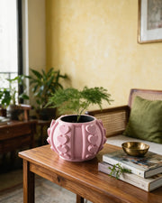 Heart Stud Planter – styled on a console
