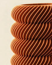 Helix Ridge Planter – close-up of the printed texture