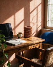 Helix Ridge Planter – on a work desk in morning sun