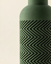 Herringbone Vase – close-up of the printed texture