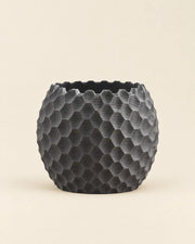 Hex Dimple Planter – front view