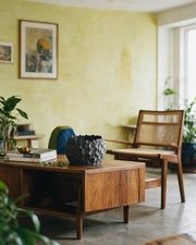 Hex Dimple Planter – styled on a console
