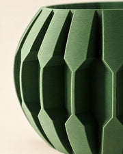 Hex Fin Planter – close-up of the printed texture