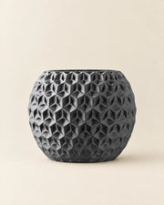 Hex Globe Planter – front view