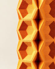 Hex Tile Vase – close-up of the printed texture