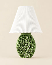 Honeycomb Base Table Lamp – front view