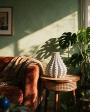 Knobble Vase – on a side table at golden hour