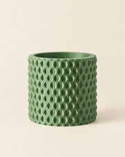 Knurl Column Planter – front view