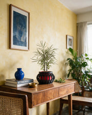Lantern Hybrid Planter – styled on a console