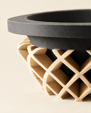 Lattice Base Bowl – close-up of the printed texture