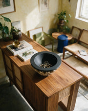 Lattice Base Bowl – styled on a console