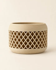 Lattice Basin Planter – front view