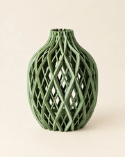 Lattice Bottle Vase – three-quarter studio view