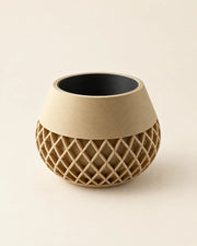 Lattice Bud Planter – three-quarter studio view