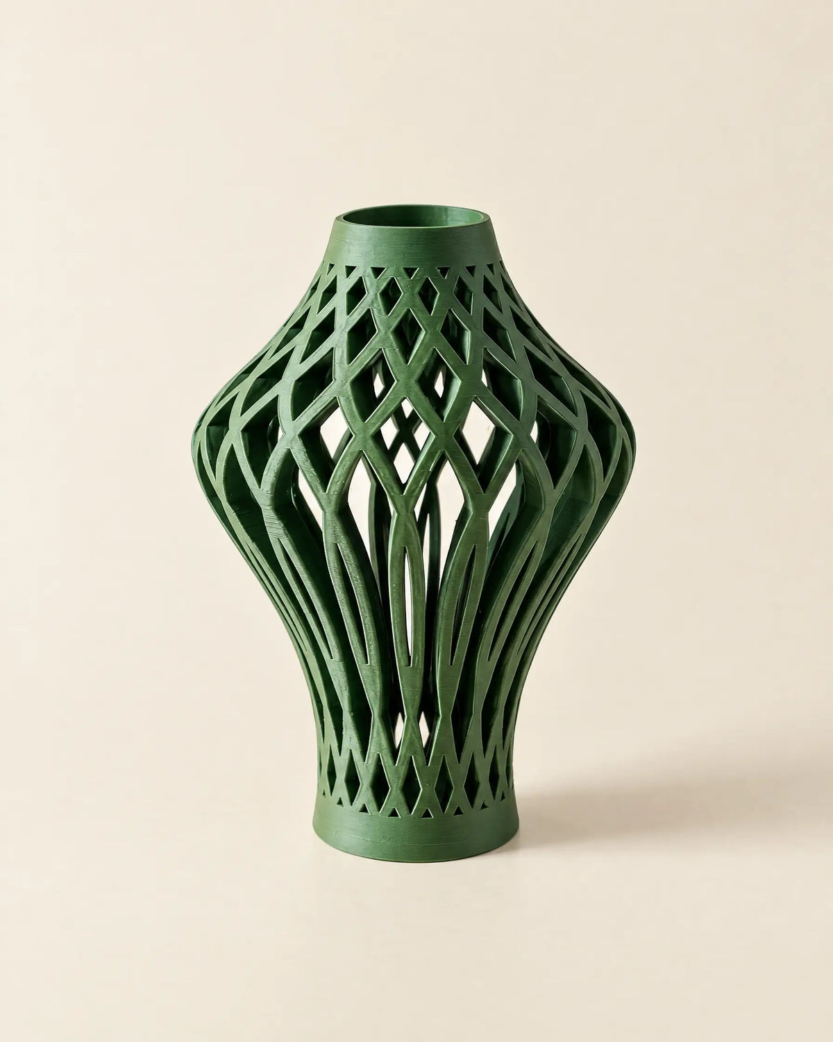 Lattice Hourglass Vase