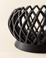 Lattice Tealight Holder – close-up of the printed texture