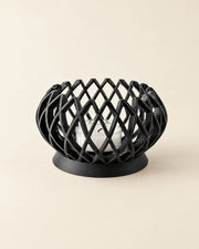 Lattice Tealight Holder – three-quarter studio view