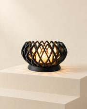 Lattice Tealight Holder – styled in use