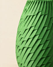 Leaf Scale Vase – close-up of the printed texture