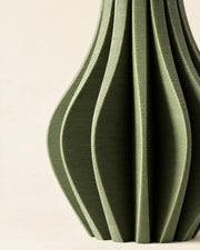Lobe Bulb Vase – close-up of the printed texture