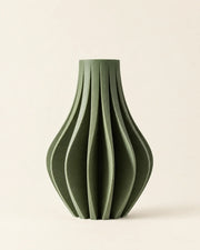 Lobe Bulb Vase – front view