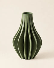 Lobe Bulb Vase – three-quarter studio view