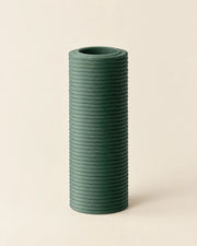 Micro Rib Vase – three-quarter studio view