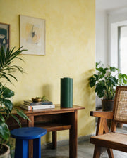 Micro Rib Vase – styled on a console