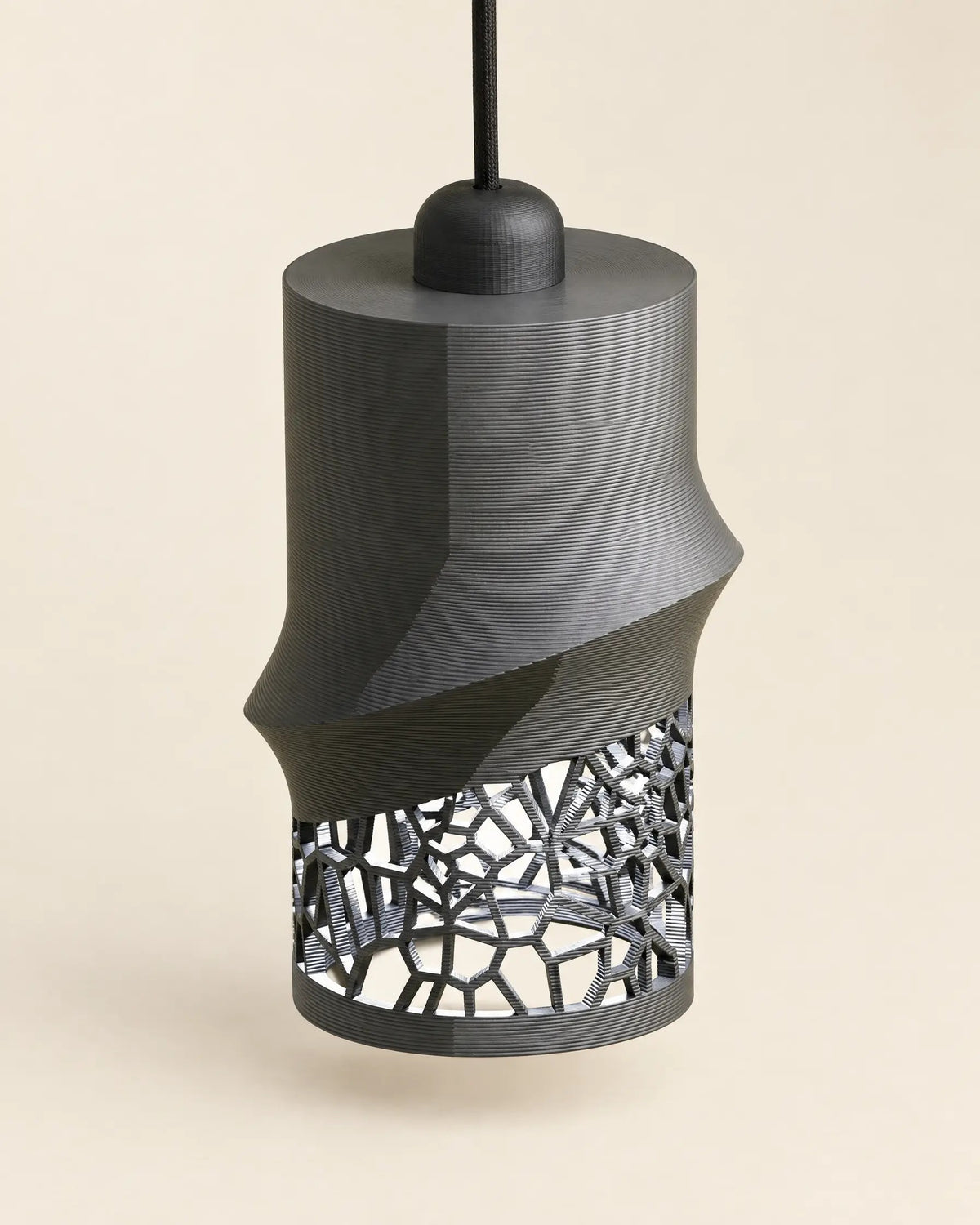 Mosaic Cylinder Pendant Light