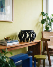 Openwork Display Stand – styled on a console