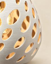 Organic Hole Pendant Light – close-up of the printed texture