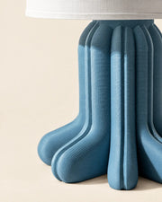 Organic Leg Table Lamp – close-up of the printed texture