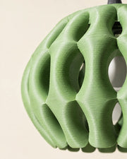 Organic Lobe Pendant Light – close-up of the printed texture