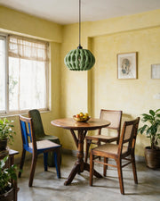 Organic Lobe Pendant Light – styled on a console